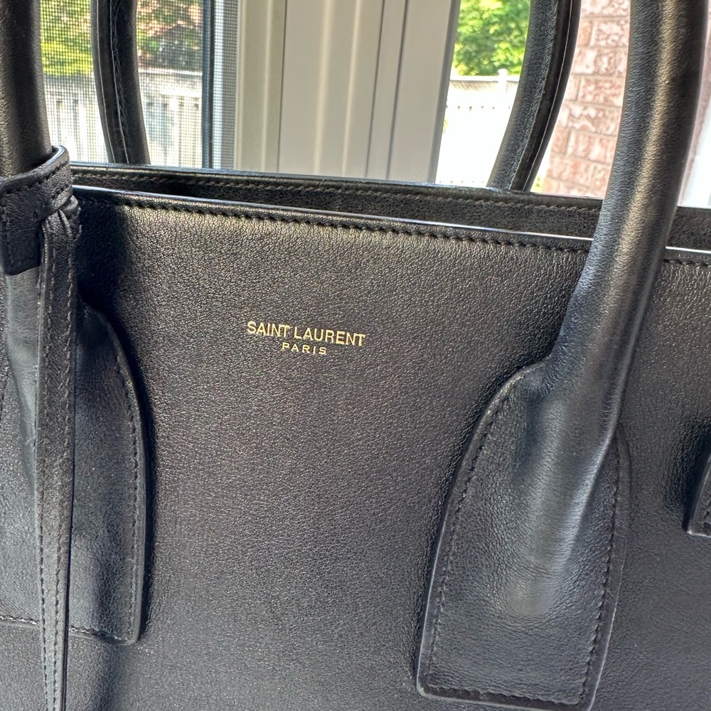 YSL Calfskin Small Sac De Jour Black - Picture 3 of 12